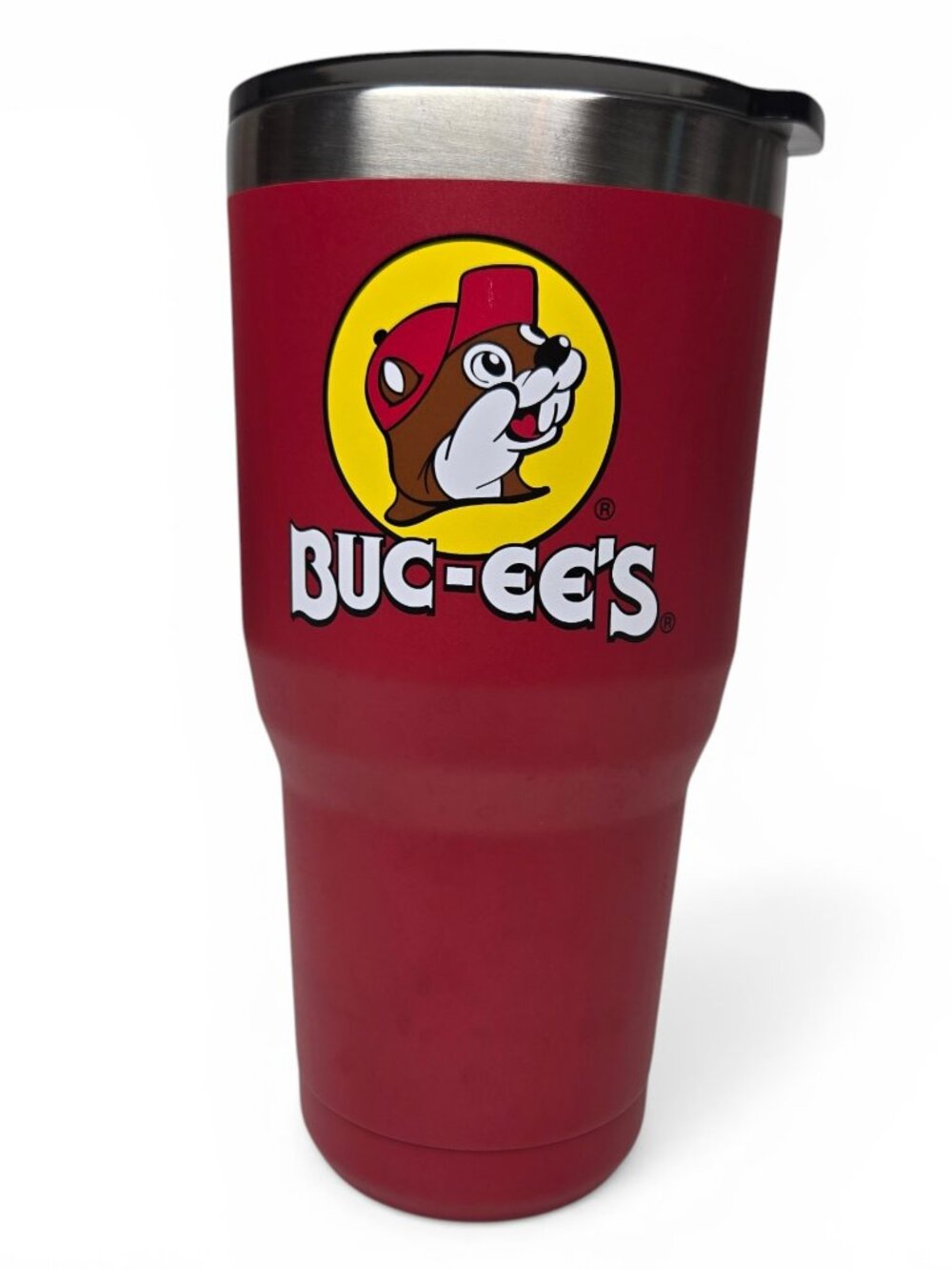 Buc-ee's Red Stainless Steel Tumbler double Walled Vacuum Insulated‎ 30 ounce